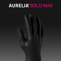 Aurelia BoldMax Black Nitrile Powder-Free Gloves