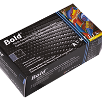 Aurelia Bold Black Nitrile Powder-Free Gloves